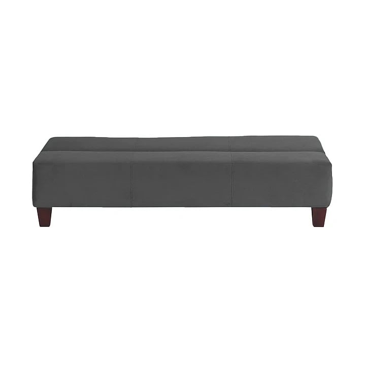 FUTON SOFA CAMA 3 CUERPOS TAPIZ GENOVA - SIN REPOSABRAZOS (GRAFITO) - 3