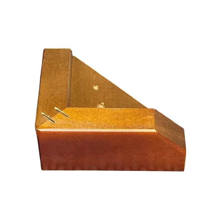 KIT 4 PATAS TIPO L - ALTURA 4.5 CM - CAOBA - 2