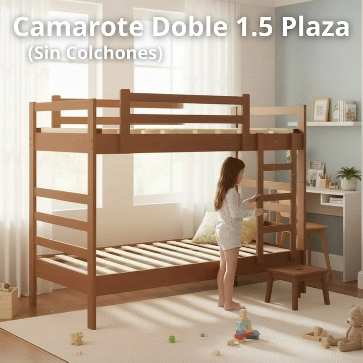 CAMAROTE DESMONTABLE DOBLE L210 CM / 1.5 PLAZA - 1
