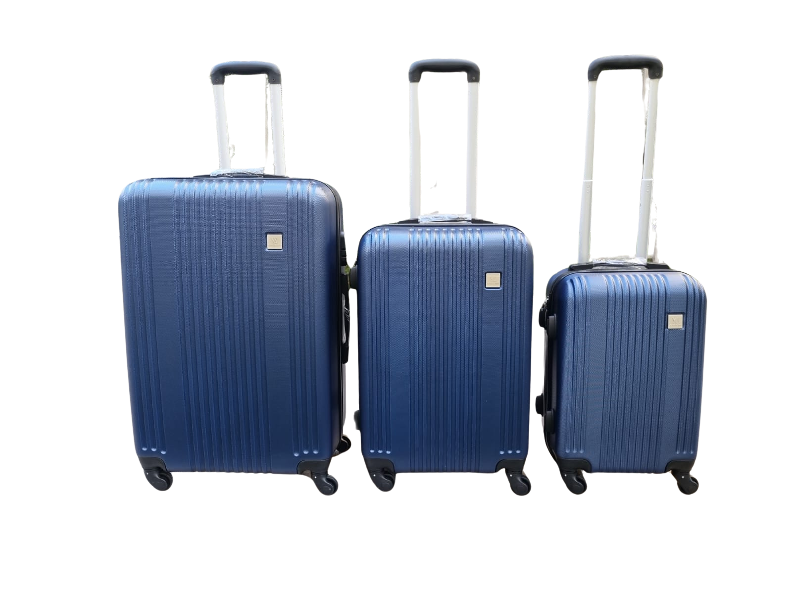 SET DE 3 MALETAS S-M-L AZUL MARINO - 2