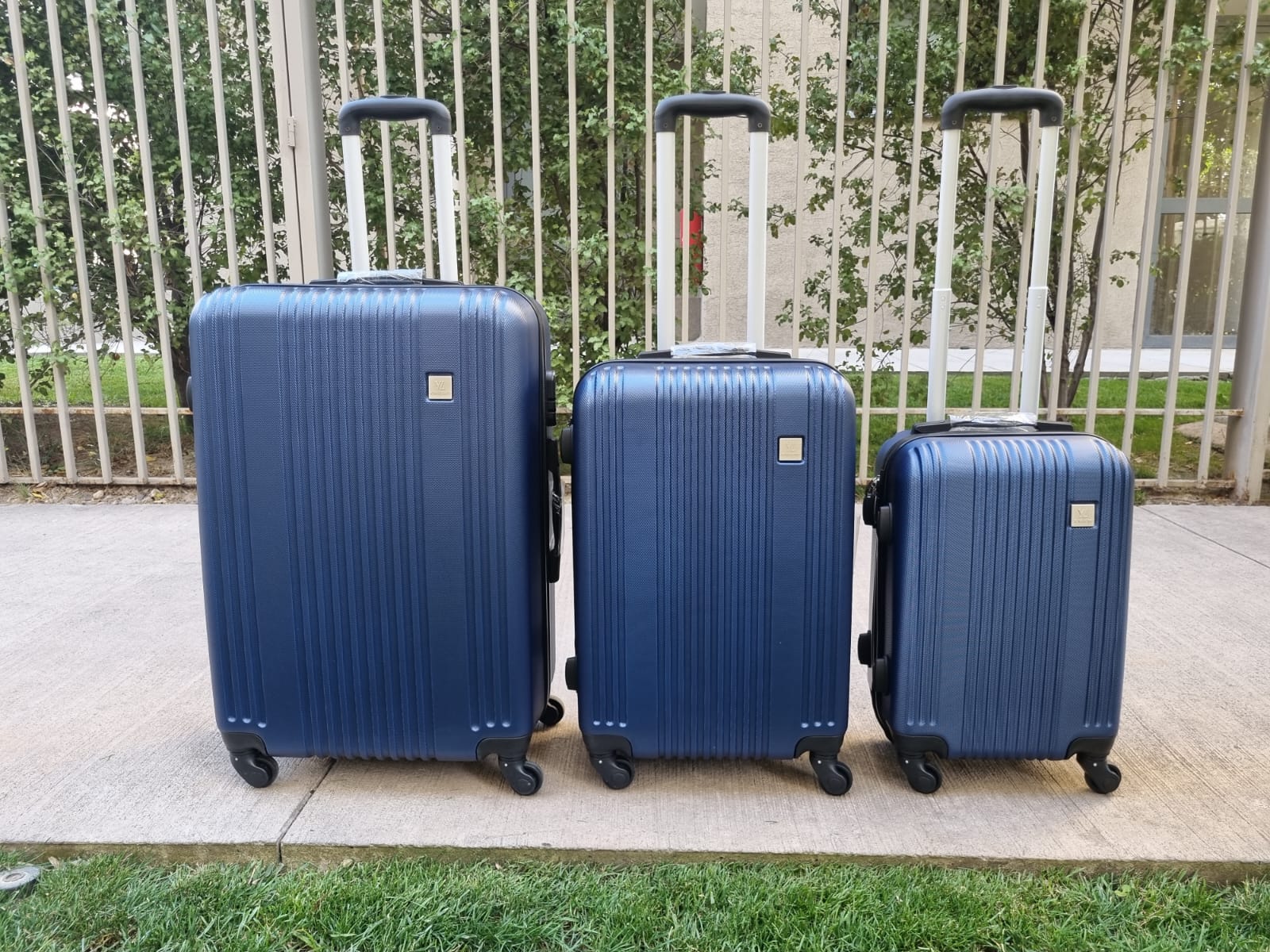 SET DE 3 MALETAS S-M-L AZUL MARINO - 3