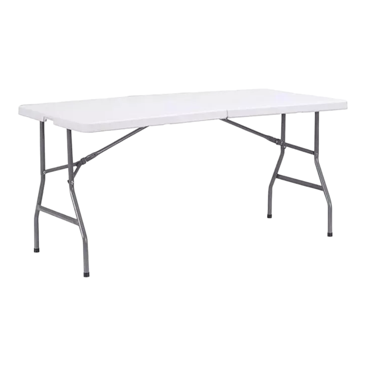 MESA PLEGABLE TIPO MALETA 1.83 CM CAMPING EVENTOS MULTIUSOS ACERO - 3