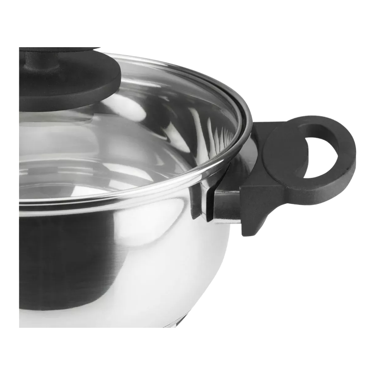BATERÍA DE COCINA OLLAS MAGEFESA ACERO INOXIDABLE 5 PIEZAS - 2