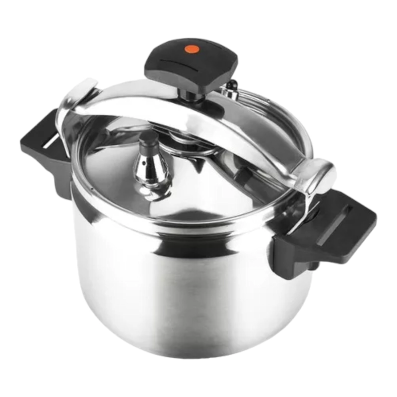 OLLA A PRESION ALUMAX 10 LITROS MARMICOC PLATEADO - 1