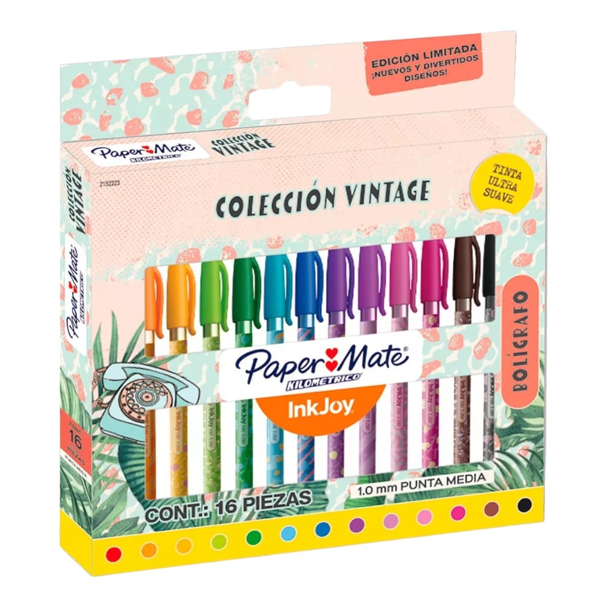 LÁPICES BOLÍGRAFO PAPERMATE PAPER MATE INKJOY X16 VINTAGE - 1