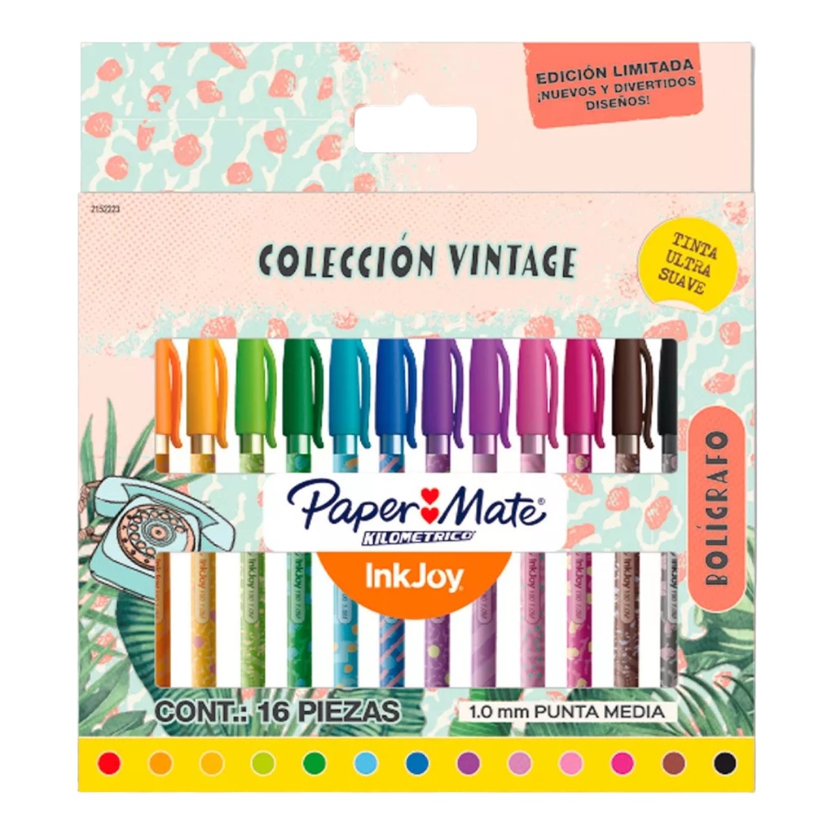LÁPICES BOLÍGRAFO PAPERMATE PAPER MATE INKJOY X16 VINTAGE - 2