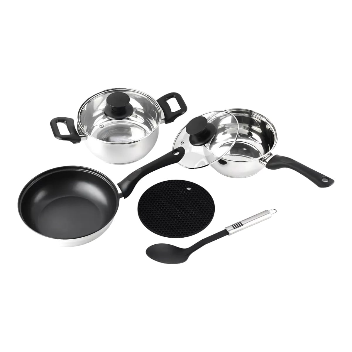 BATERIA MARMICOC BALI 7 PIEZAS ACERO INOX ANTIADHERENTE - 1