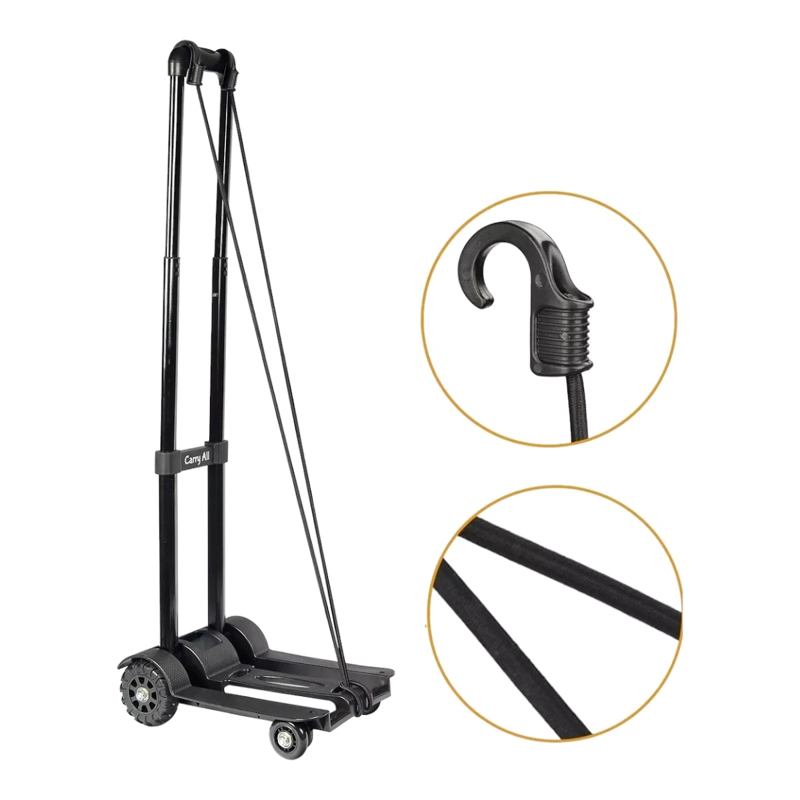 CARRO DE CARGA PLEGABLE PLATAFORMA 65 KILOS YEGUA CON AMARRE - 3