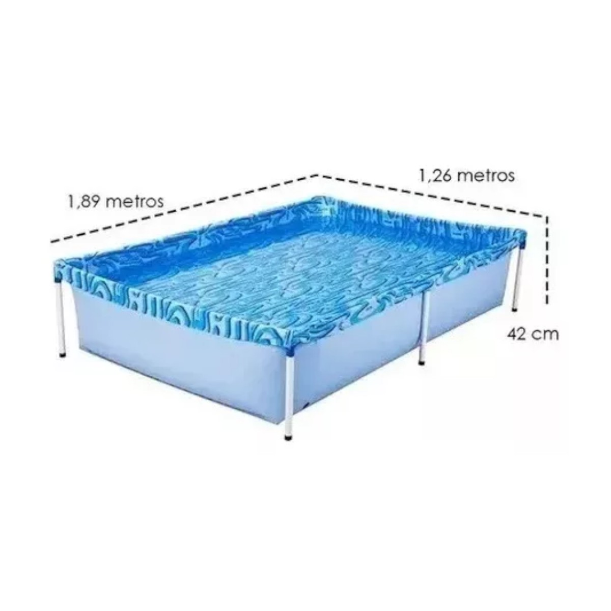 PISCINA INFANTIL RECTANGULAR 1000 L - 2
