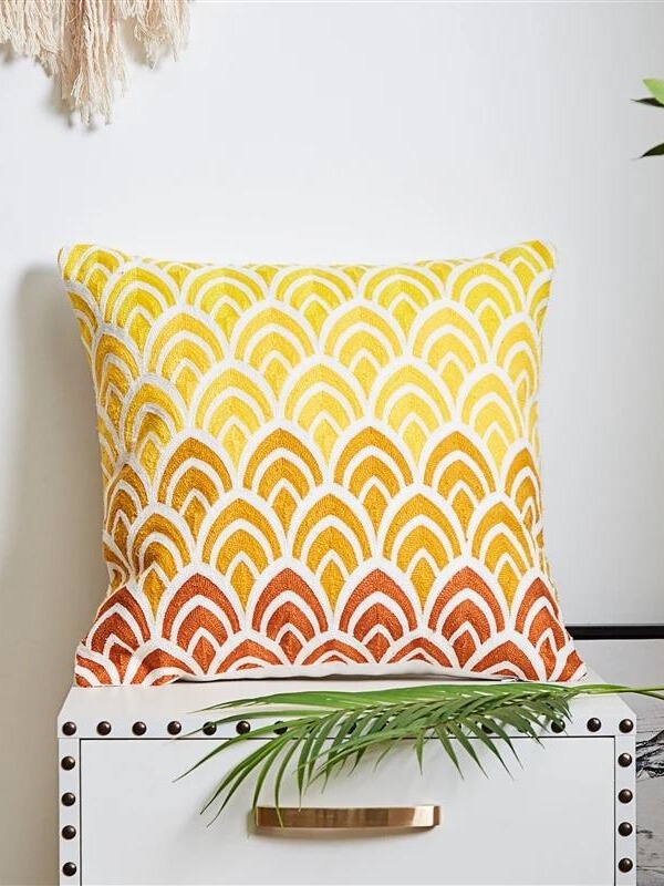 COJÍN HOMESTORE BORDADO TESELADO V2 45 X 45 CM MULTICOLOR - 2