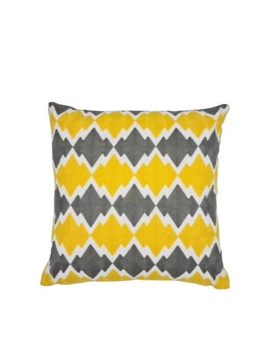 COJÍN HOMESTORE BORDADO TESELADO V1 45 X 45 CM MULTICOLOR - 1
