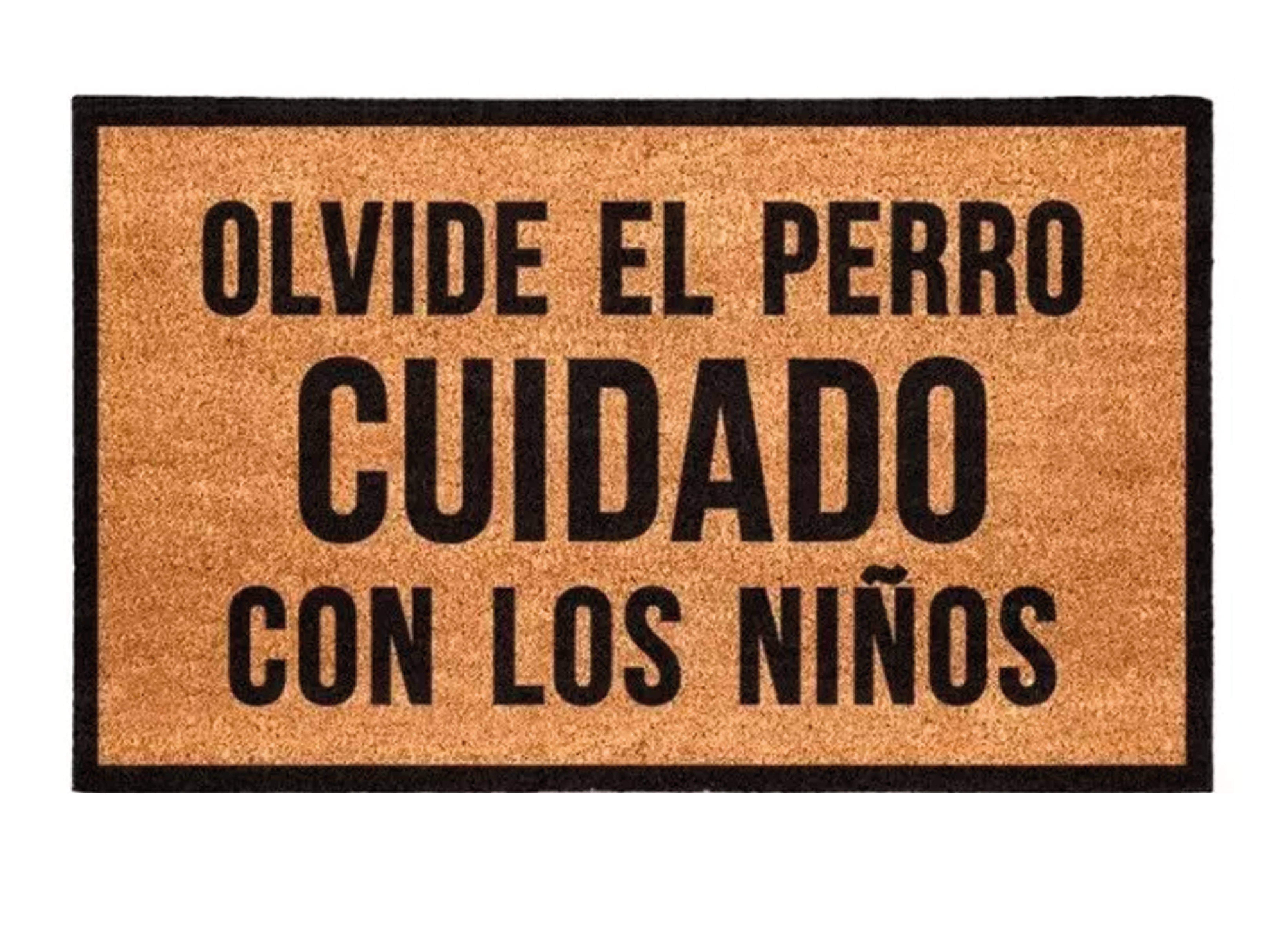 LIMPIAPIES KOKOMAT CHOAPINO BIODEGRADABLE OLVIDE EL PERRO CUIDADO LOS NIÑOS 45 X 75 CM - 1