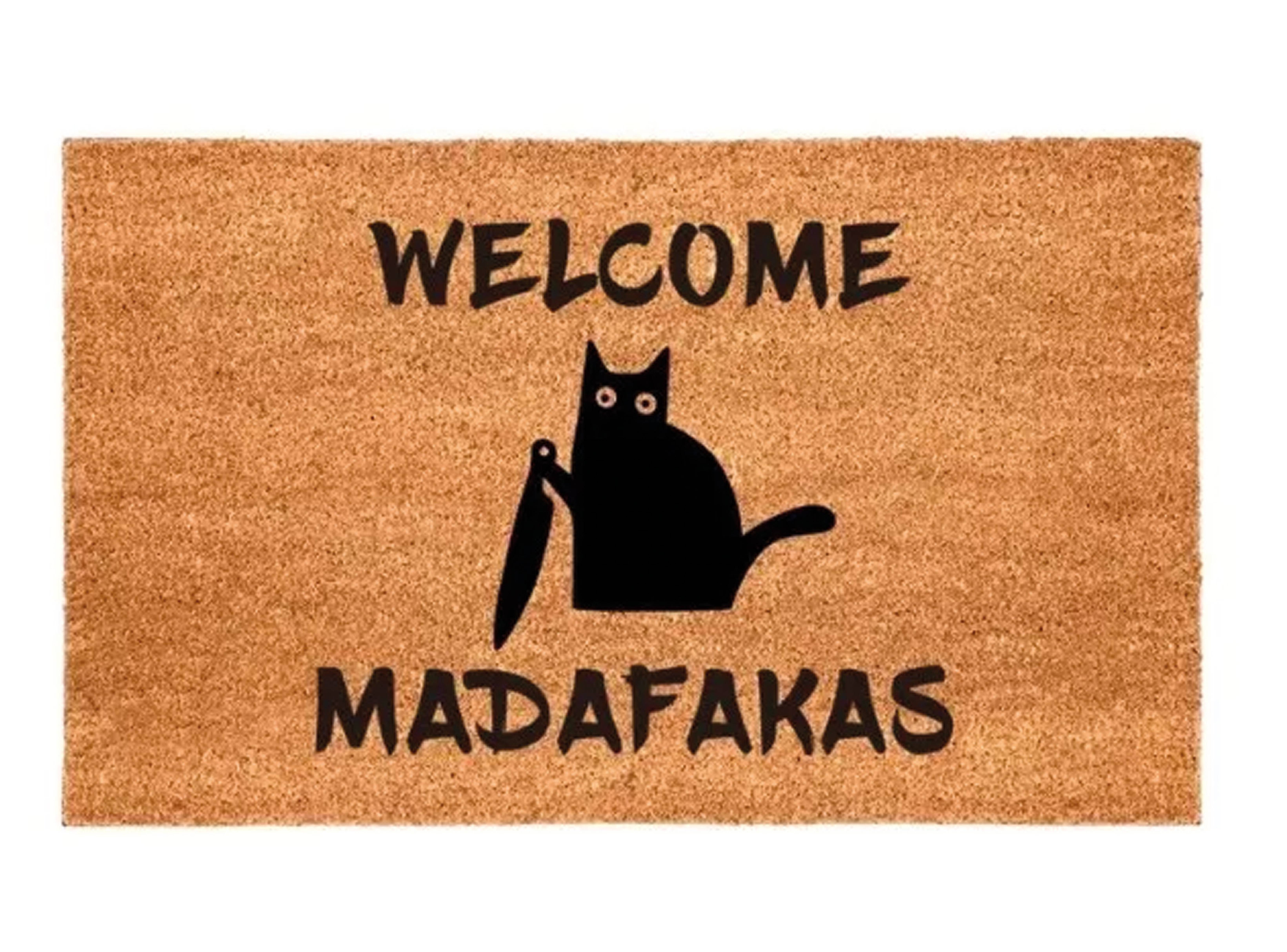 LIMPIAPIES KOKOMAT CHOAPINO BIODEGRADABLE WELCOME GATO MADAFAKAS - 1