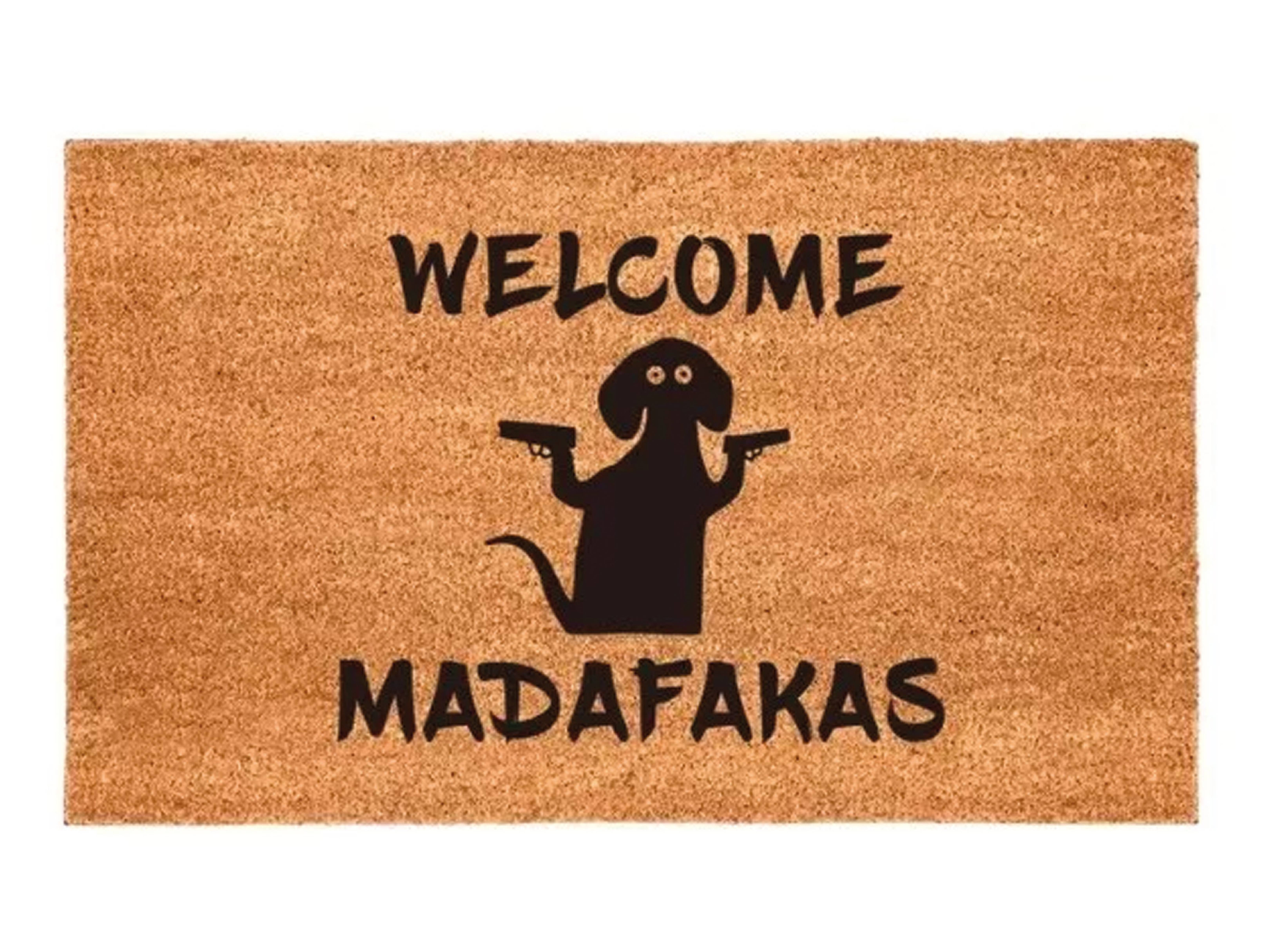 LIMPIAPIES KOKOMAT CHOAPINO BIODEGRADABLE WELCOME PERRO MADAFAKAS - 1