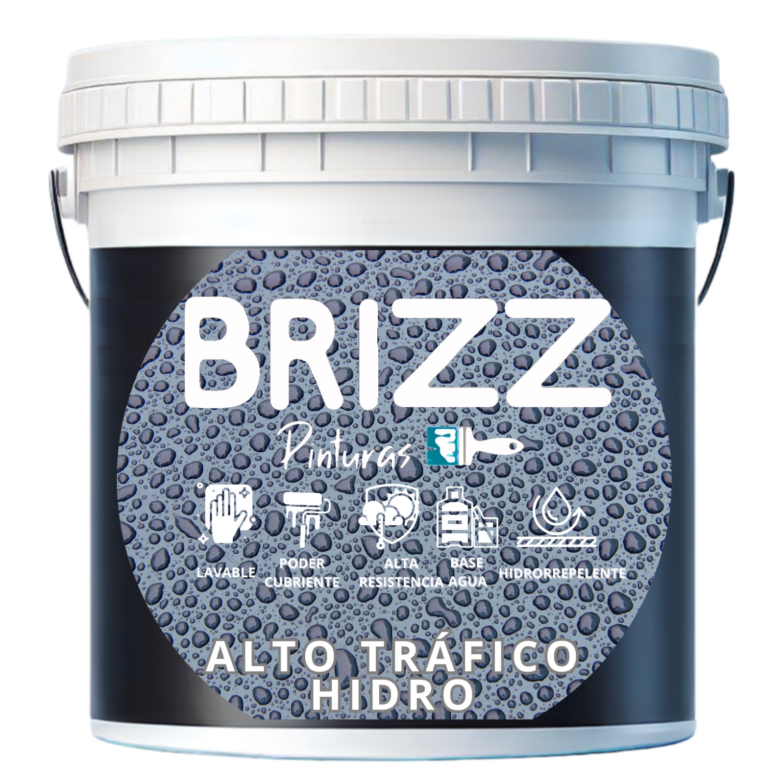 PINTURA BAUM/BRIZZ VERDE ALTO TRAFICO HIDROREPELENTE TINETA 16 L - 1