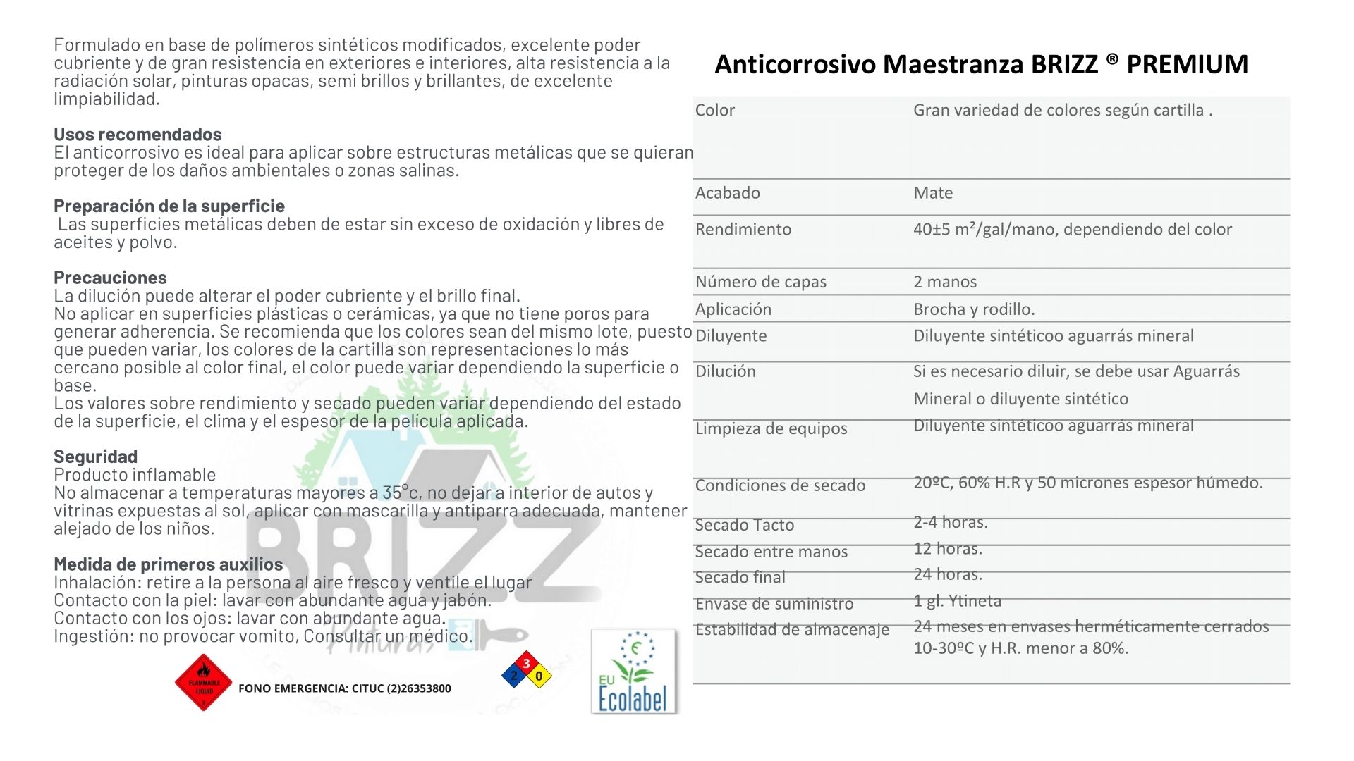 ANTICORROSIVO BAUM MAESTRANZA “NEGRO” TINETA 16L BRIZZ - 4