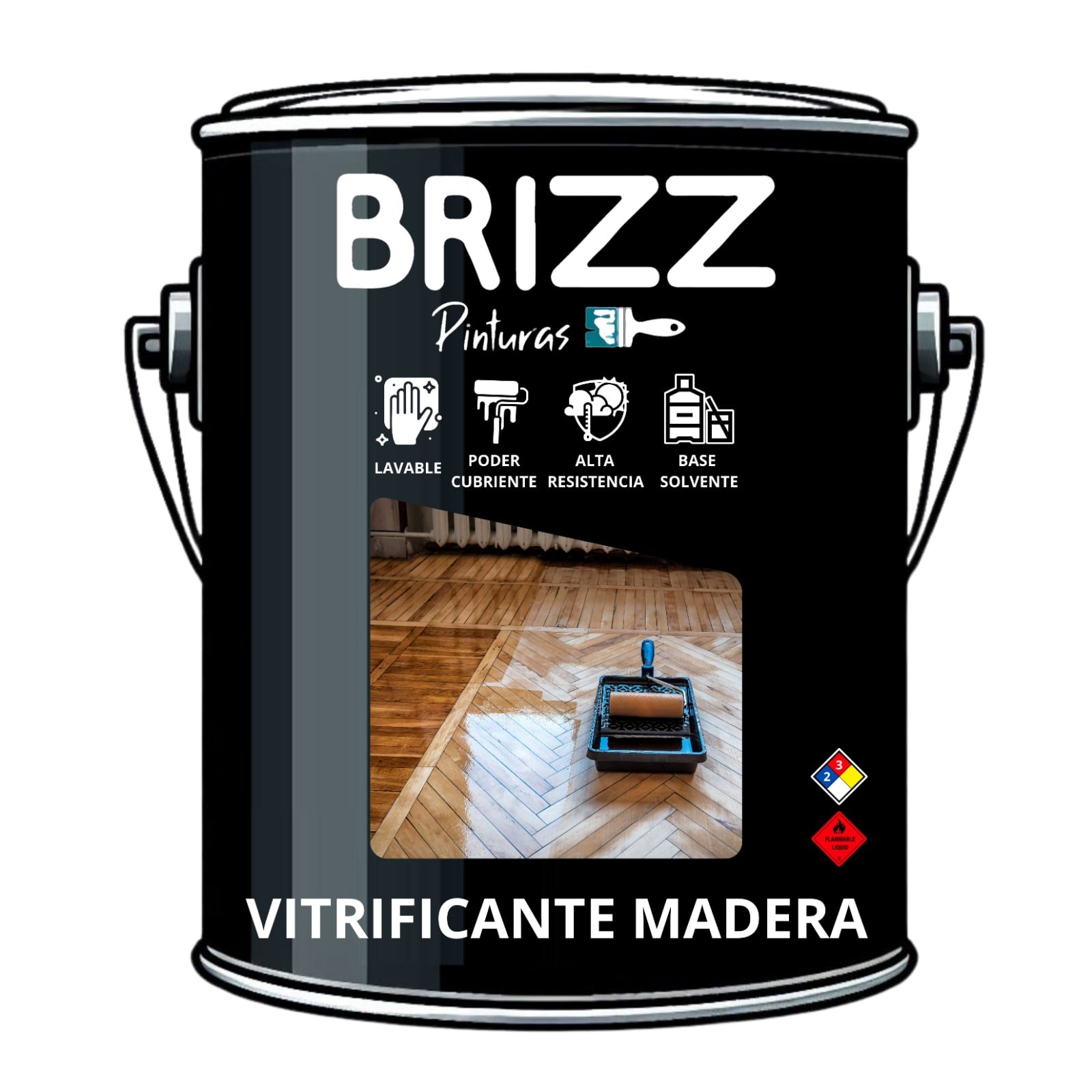 VITRIFICANTE BAUM MADERA TINETA 16L BRIZZ - 1
