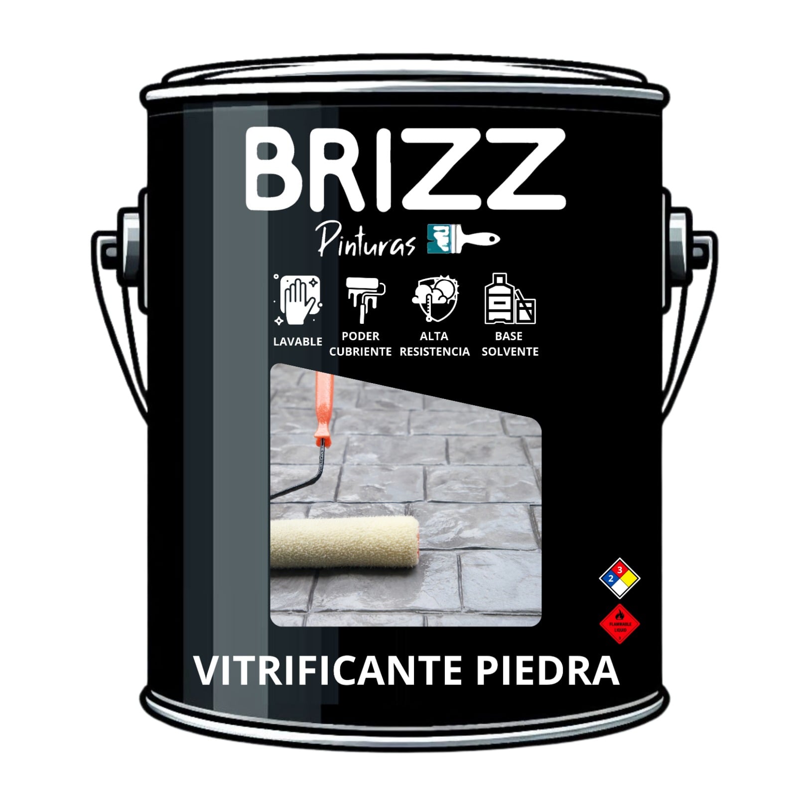 VITRIFICANTE BAUM PIEDRA TINETA 16L BRIZZ - 1