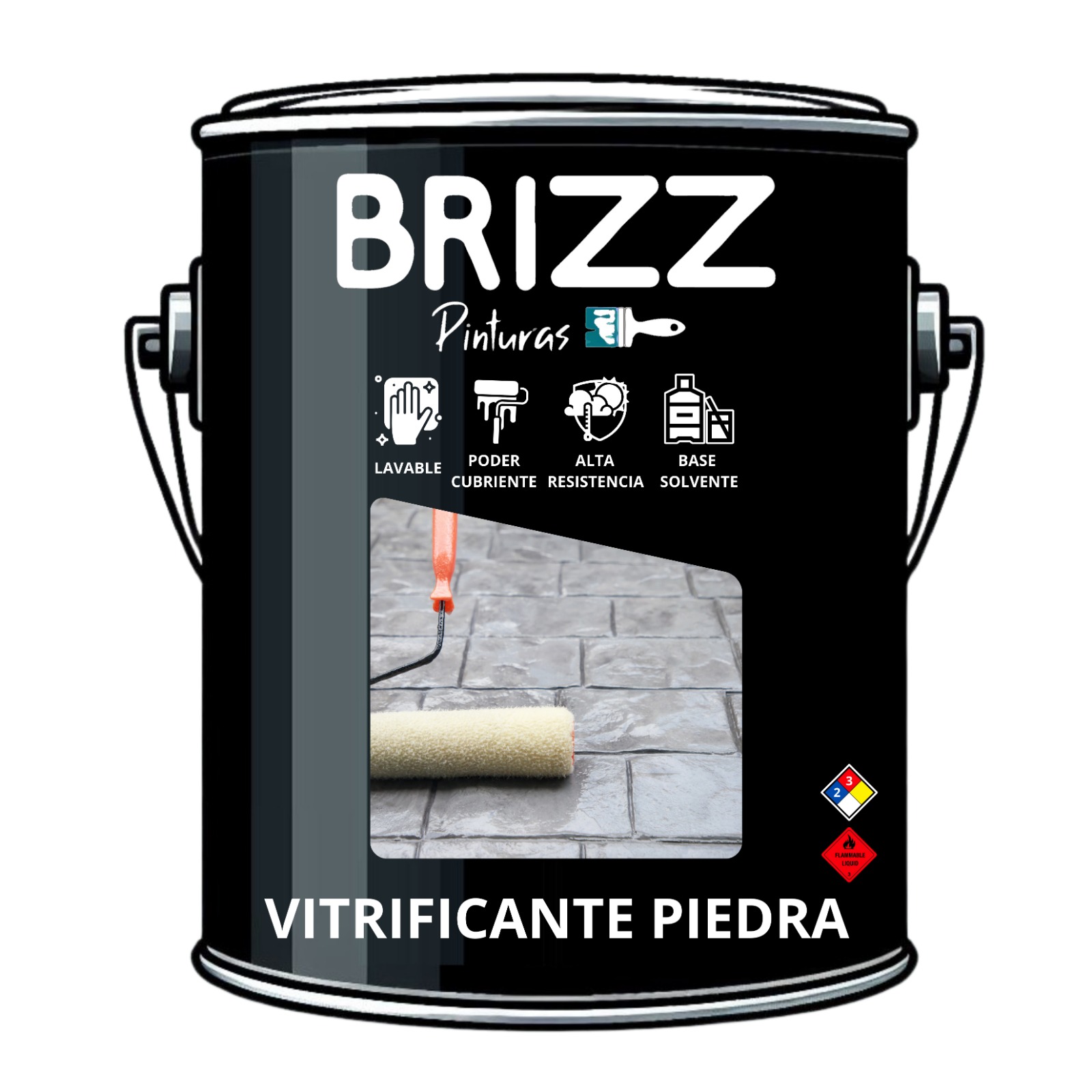 VITRIFICANTE BAUM PIEDRA GALÓN 4L BRIZZ - 1