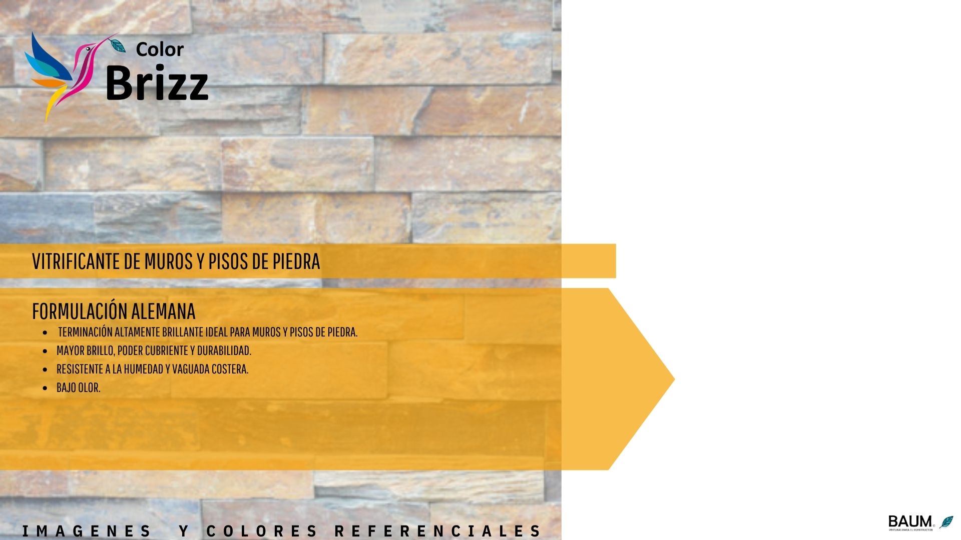 VITRIFICANTE BAUM PIEDRA GALÓN 4L BRIZZ - 2