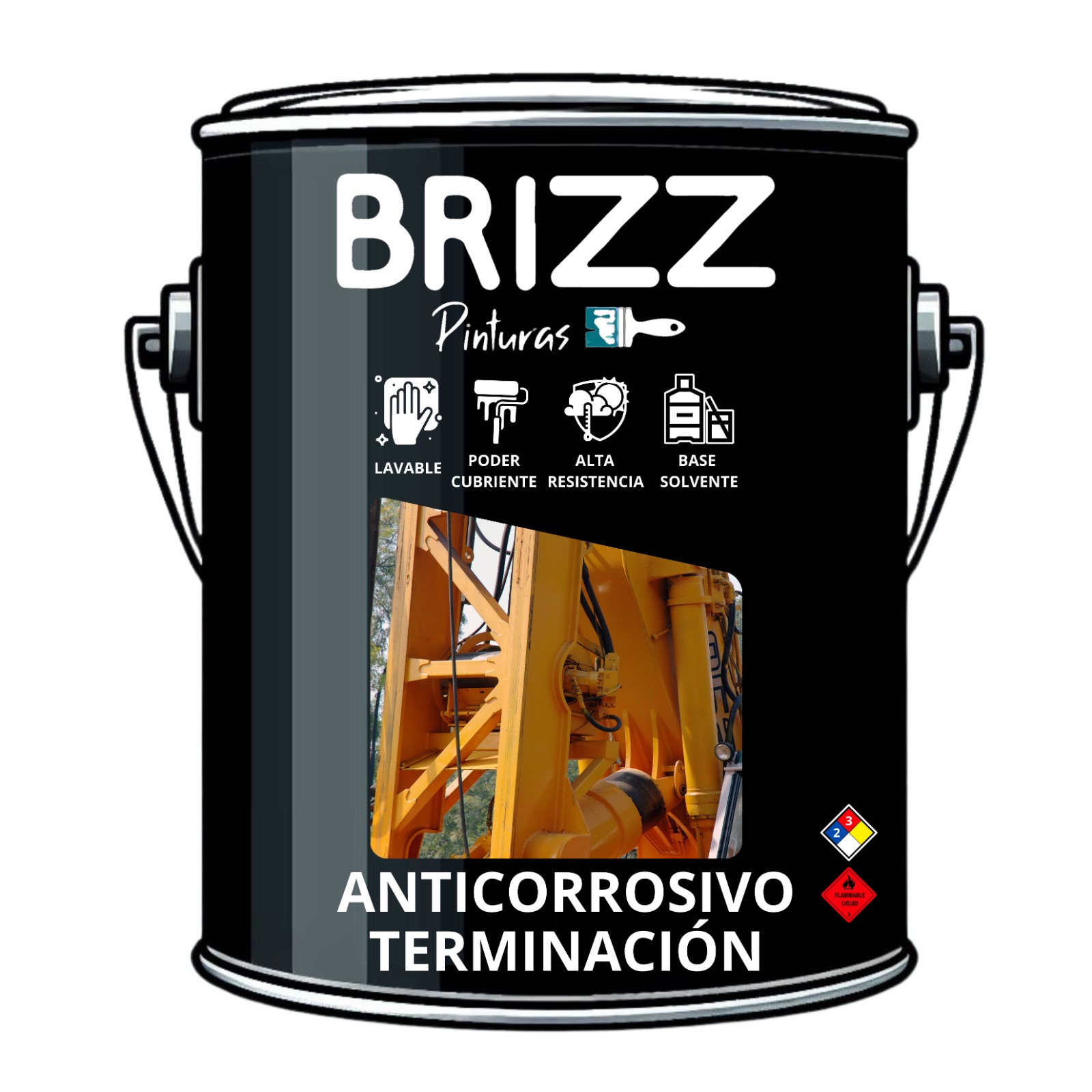 ANTICORROSIVO BAUM TERMINACIÓN “CAFÉ MORO” TINETA 16L BRIZZ - 1
