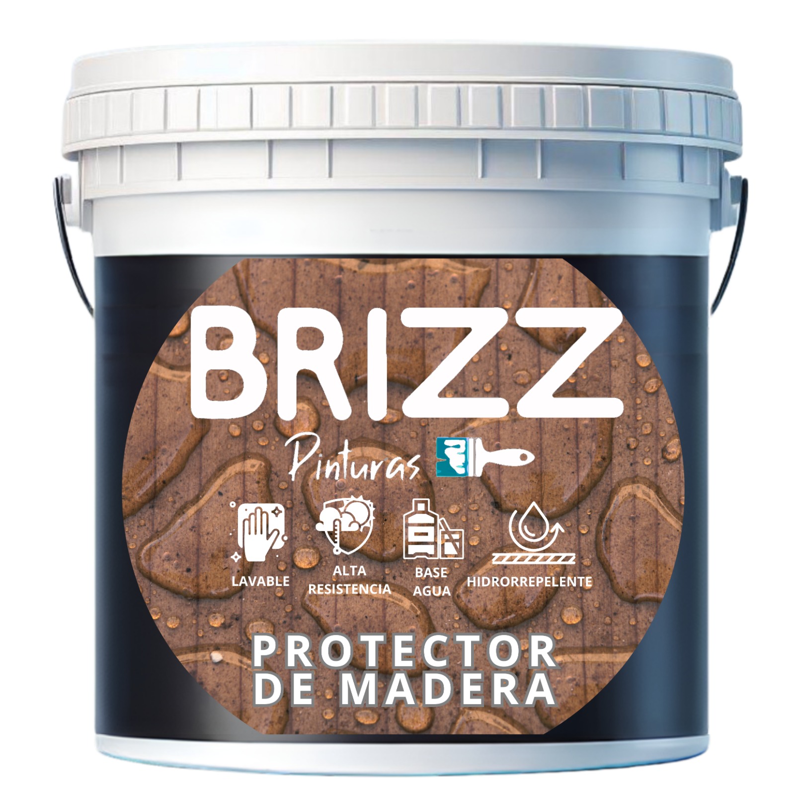 PROTECTOR MADERA BAUM BRIZZ IMPRÉGNATE “CAOBA” GALÓN 4 L - 1