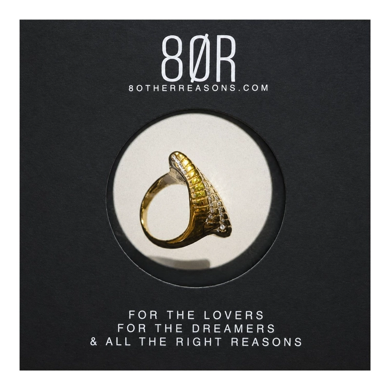 8 OTHER REASONS ANILLO DORADO - DORADO - TALLA UNICA - 1