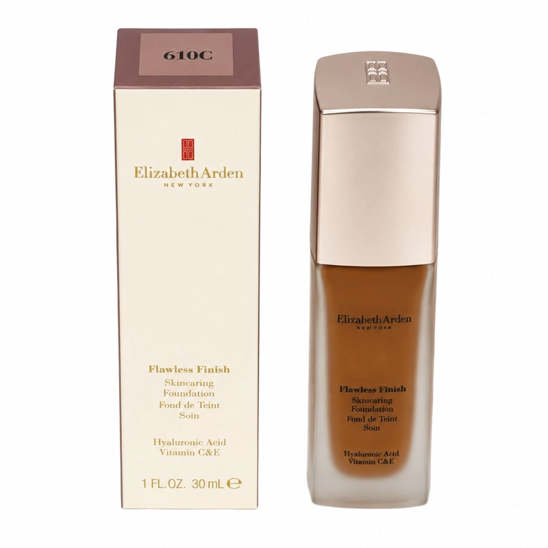 ELIZABETH ARDEN BASE SKINCARING FLAWLESS FINISH CON ACIDO HIALURONICO Y VITAMINAS C Y E - 1