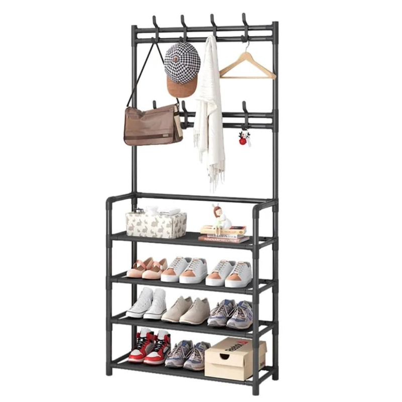 ORGANIZADOR PERCHERO ZAPATERO METALICO CLOSET - 3