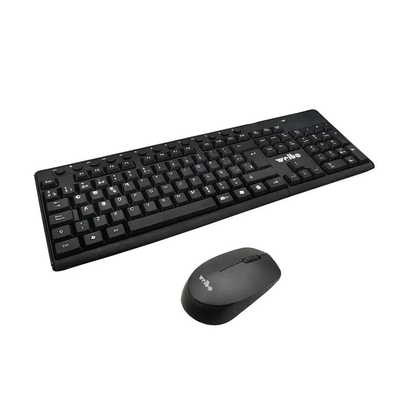 TECLADO INALÁMBRICO CON MOUSE COMBO USB - 2