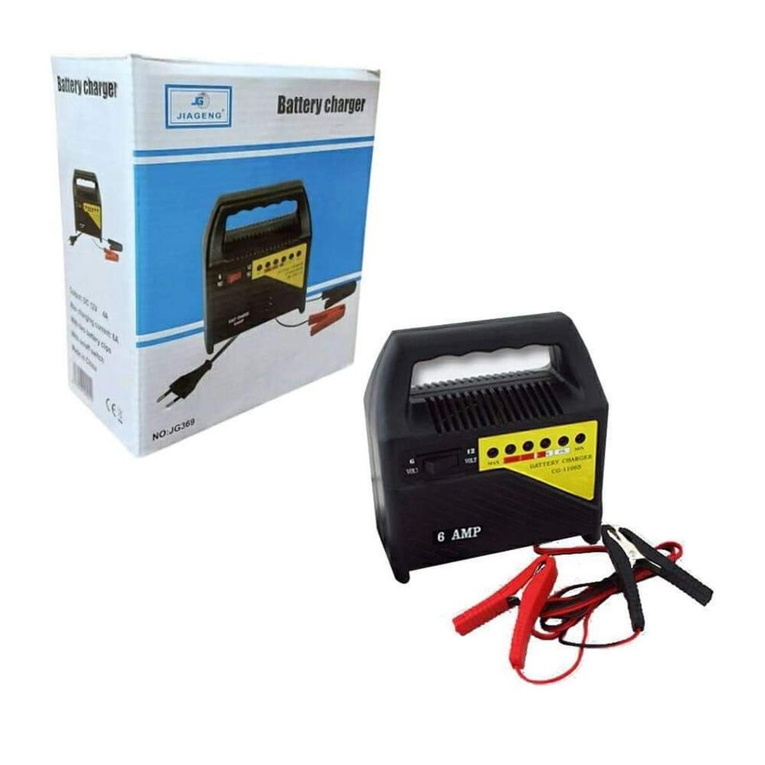 CARGADOR DE BATERIA AUTO 6 AMP 12V - 3