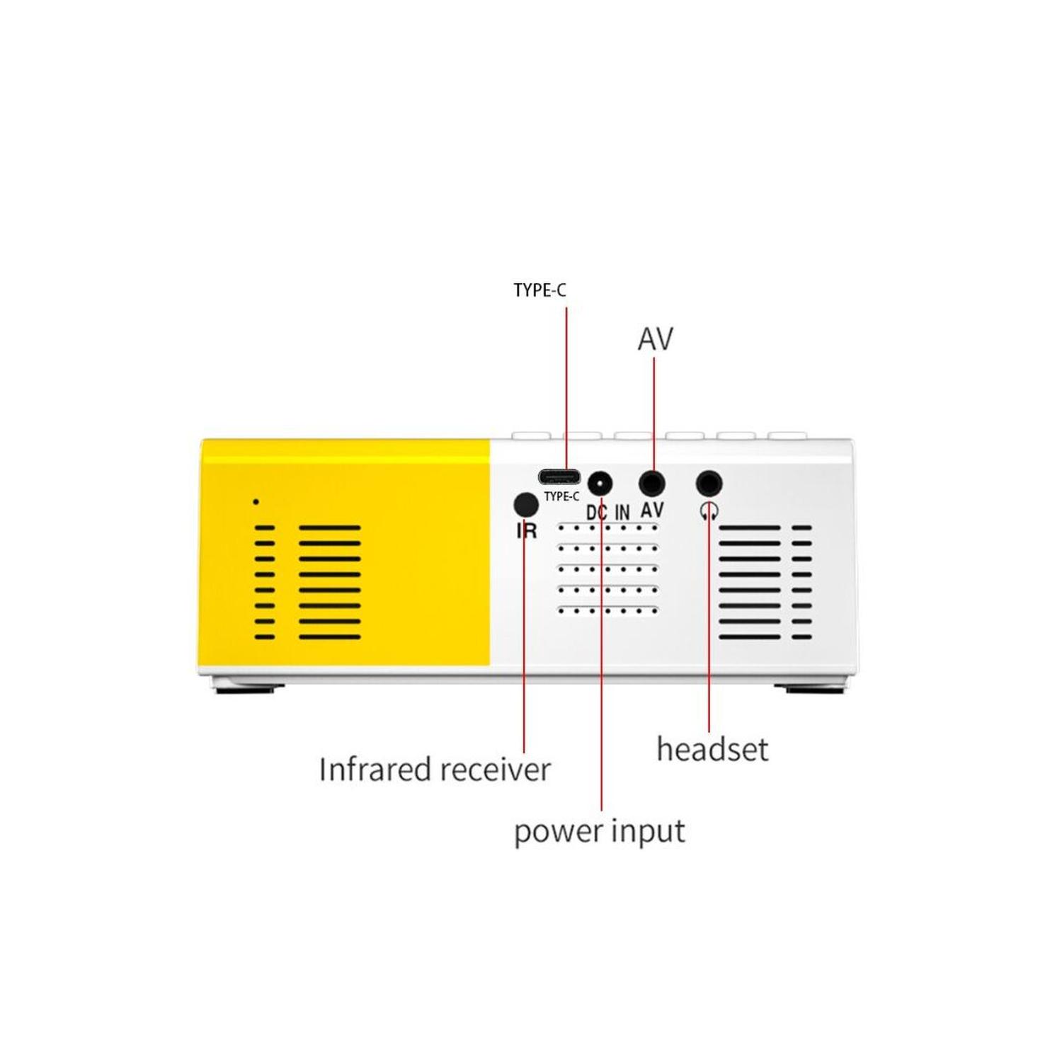 PROYECTOR MINI LED YG-300 PRO PORTATIL - 2