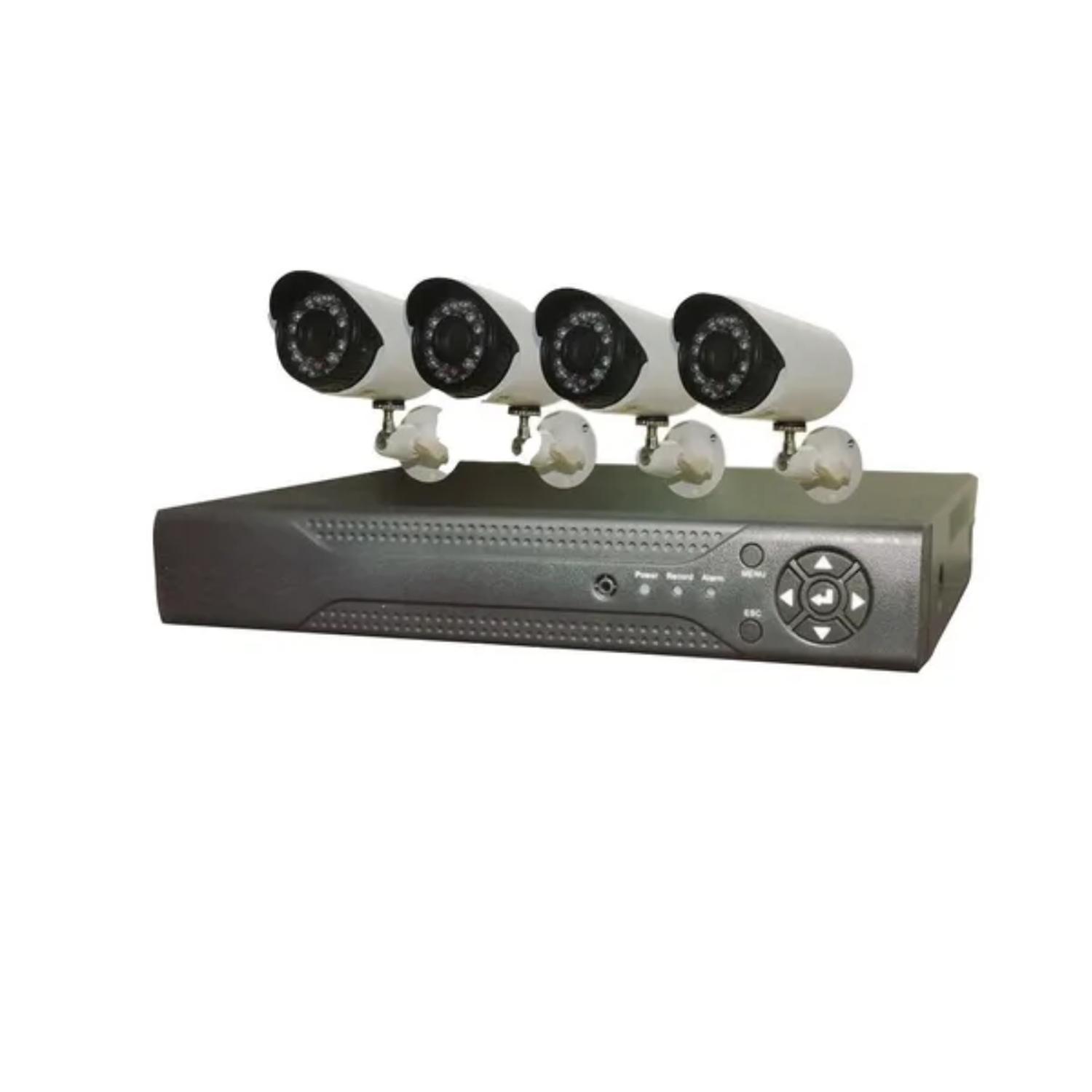 CCTV KIT CON 4 CÁMARA SEGURIDAD DVR 1080P FULL HD - 3