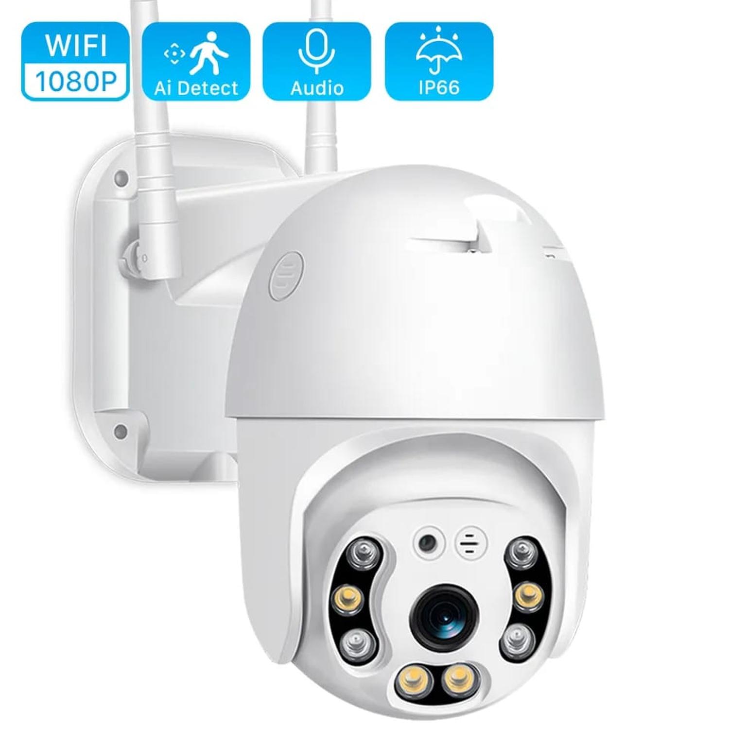CÁMARA IP EXTERIOR IMPERMEABLE WIFI FULL HD - 1