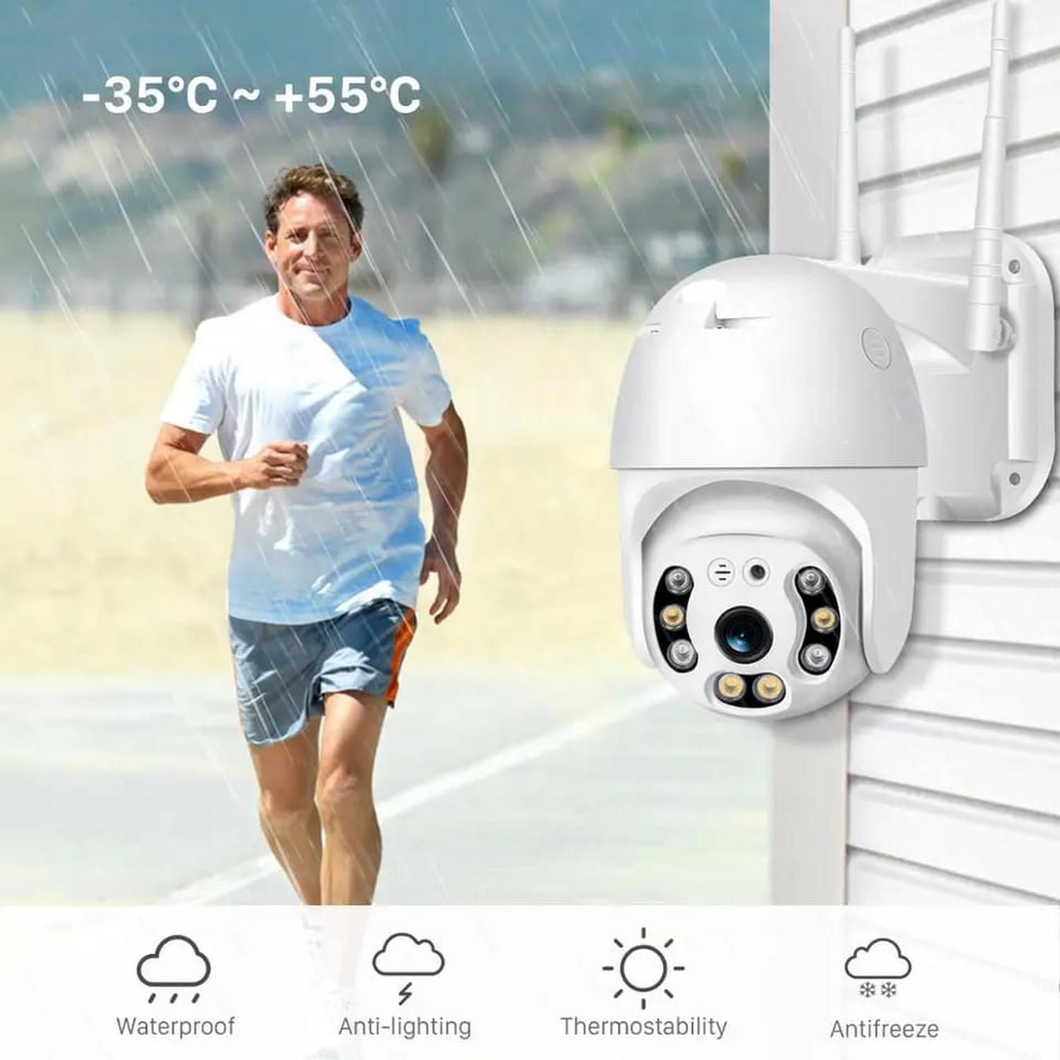 CÁMARA IP EXTERIOR IMPERMEABLE WIFI FULL HD - 3