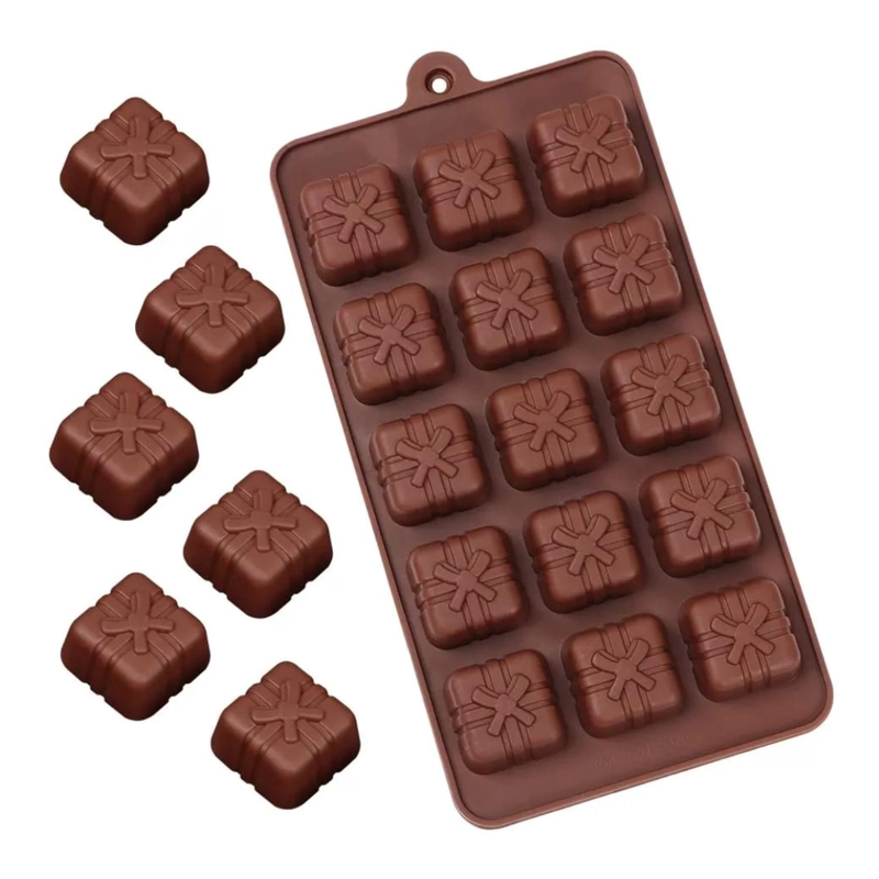MOLDE SILICONA PARA BOMBONES CHOCOLATE REGALO - 1