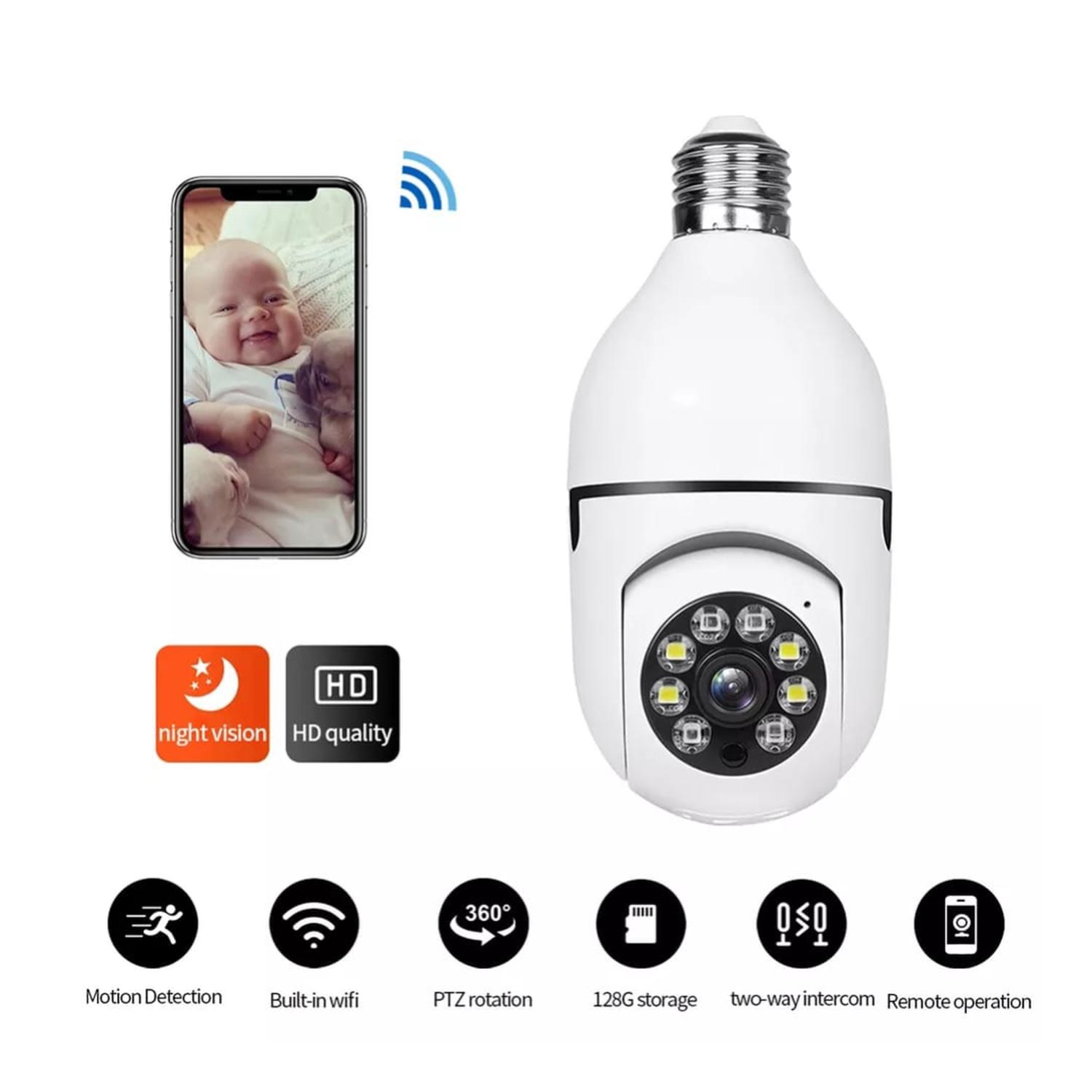 CÁMARA IP CAMARA IP AMPOLLETA WIFI 360° E27 - 3