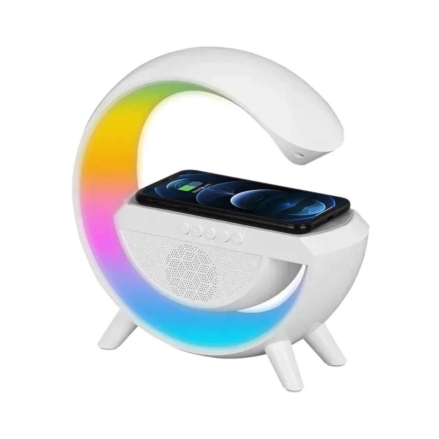 PARLANTE RETROILUMINADO CON CARGADOR INALAMABRICO G USB - 1
