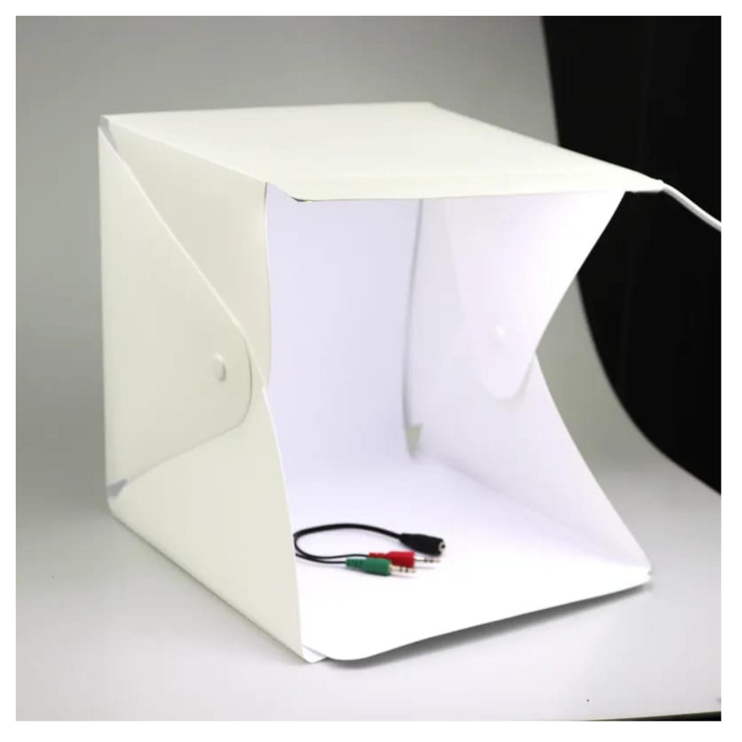 ESTUDIO FOTOGRAFICO PLEGABLE CON LUZ LED - 2