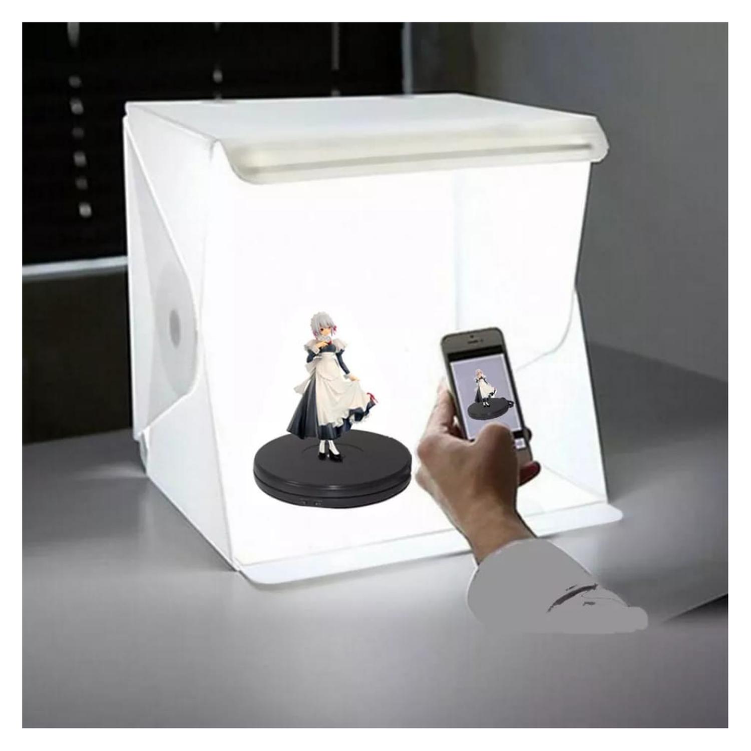 ESTUDIO FOTOGRAFICO PLEGABLE CON LUZ LED - 3