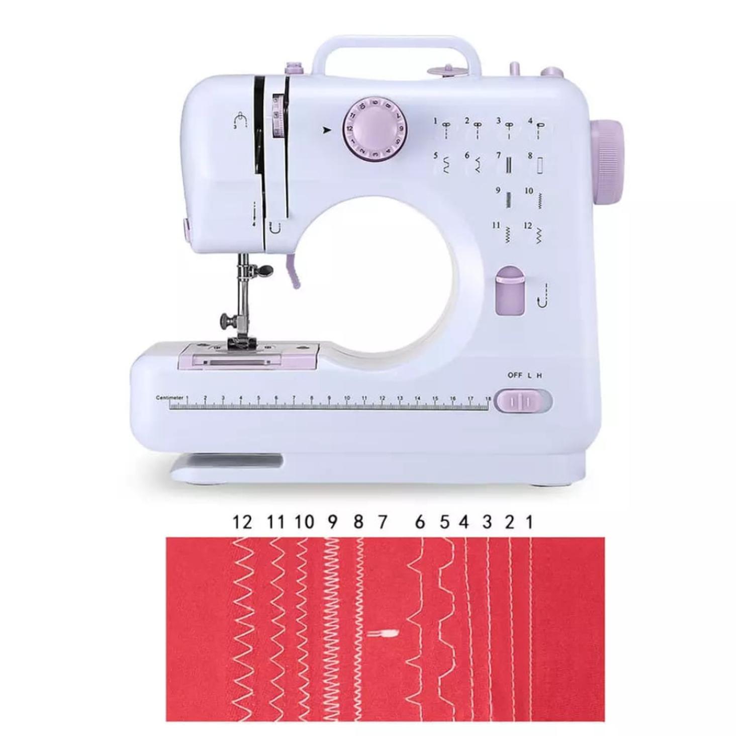 MAQUINA DE COSER PORTATIL SEMI-PROFESIONAL 12 PUNTADAS - 1