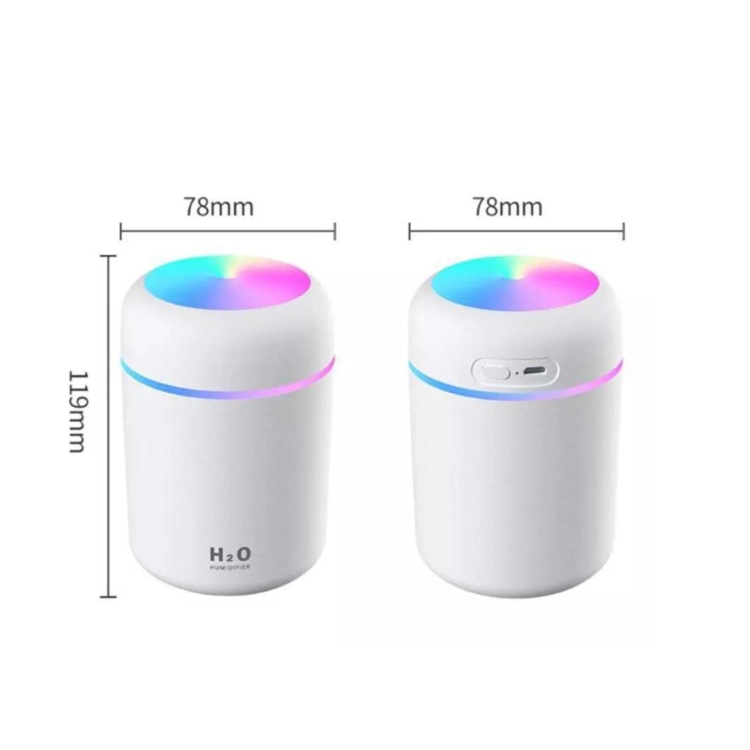 HUMIDIFICADOR DIFUSOR LED COLORFULL GRIS - 3