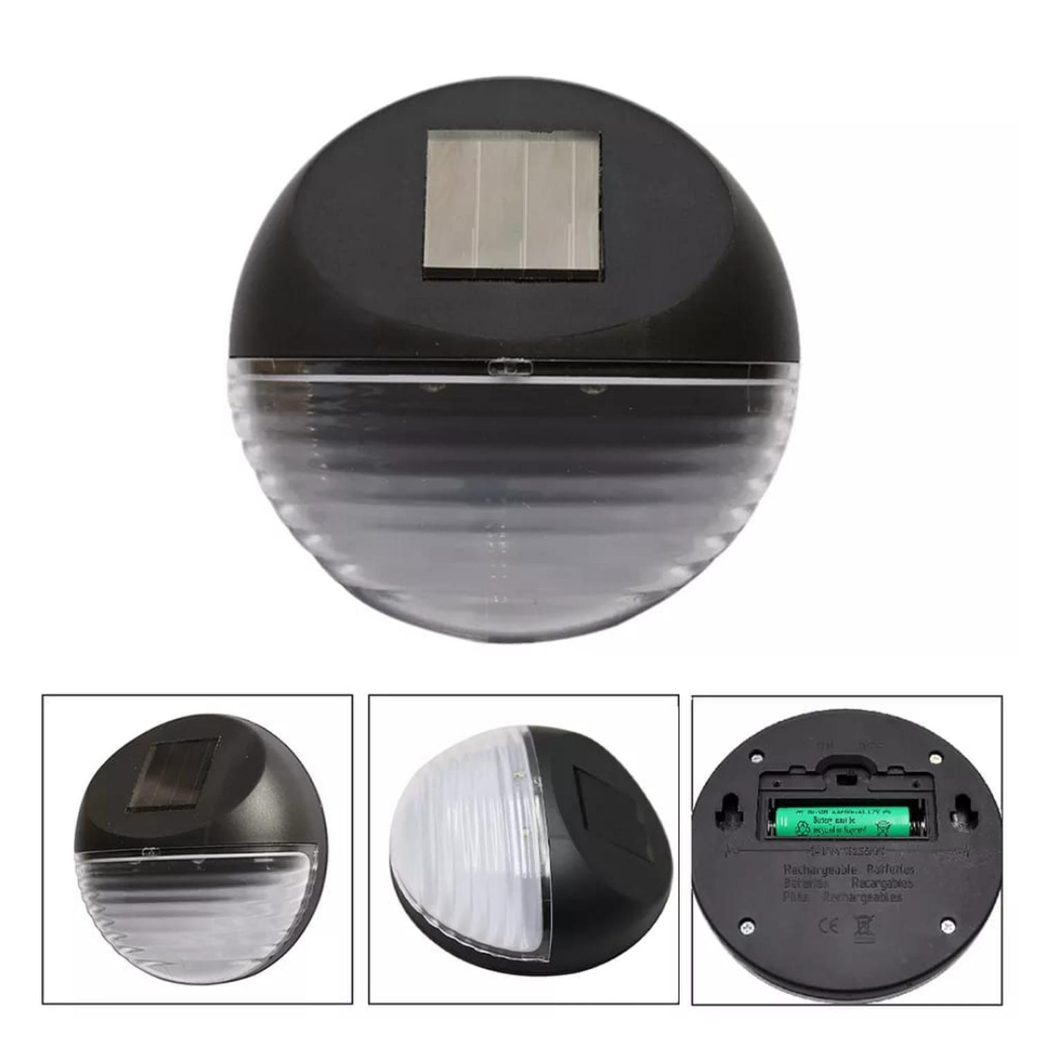LUZ SOLAR DE PARED IMPERMEABLE PACK 2 LUZ CALIDA - 2
