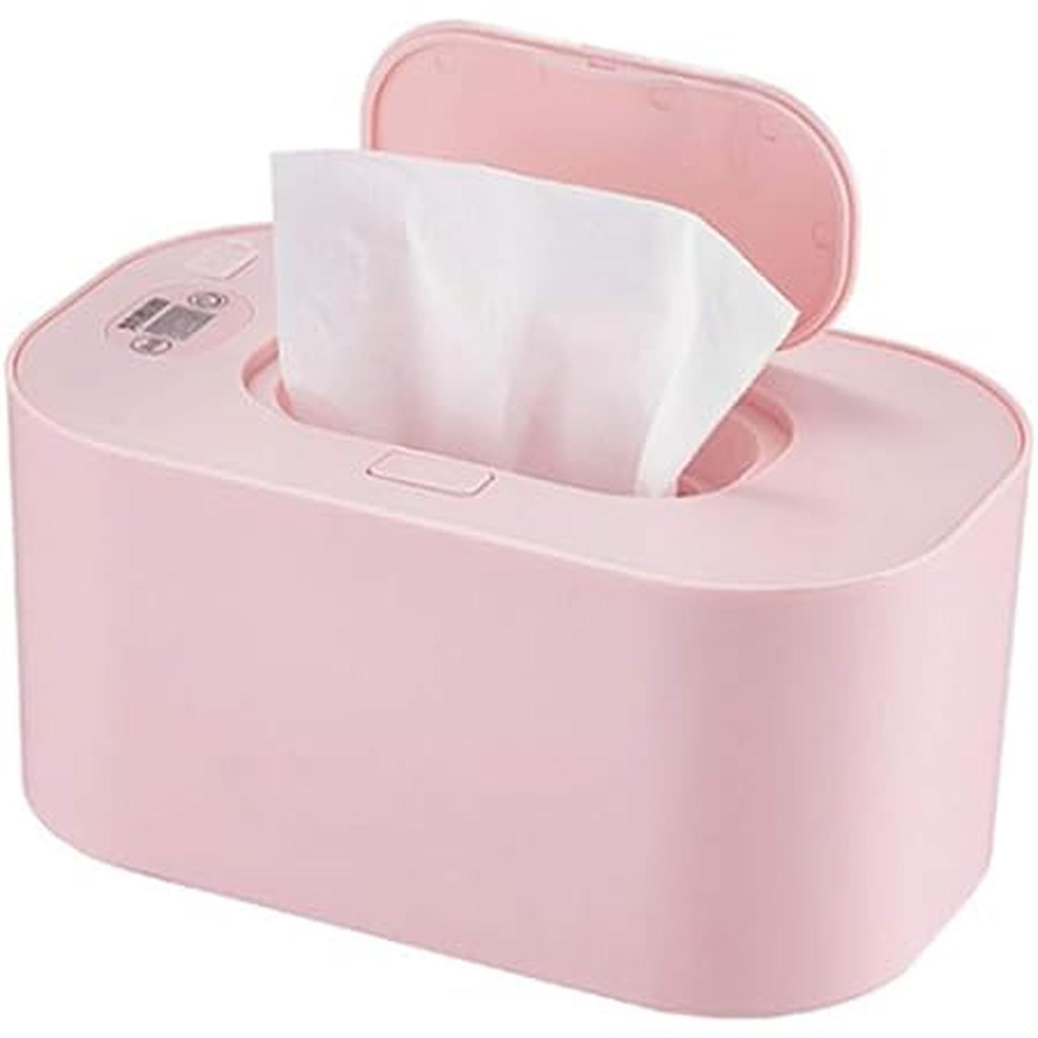 CALENTADOR PORTATIL DE TOALLITAS HUMEDAS USB ROSA - 1