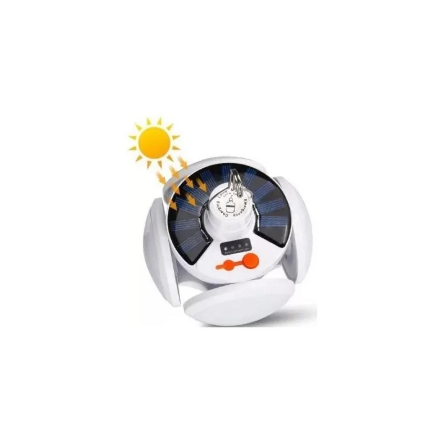 LAMPARA SOLAR PARA CAMPING TIPO FOOTBALL - 4