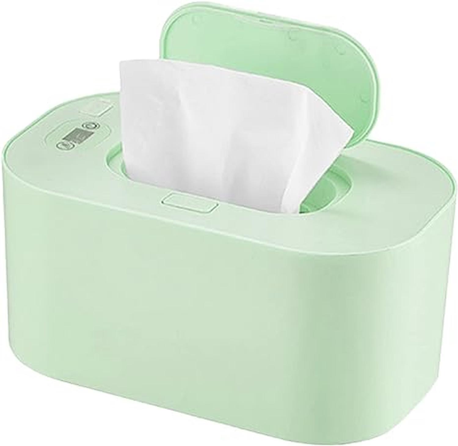CALENTADOR PORTATIL DE TOALLITAS HUMEDAS USB VERDE - 1