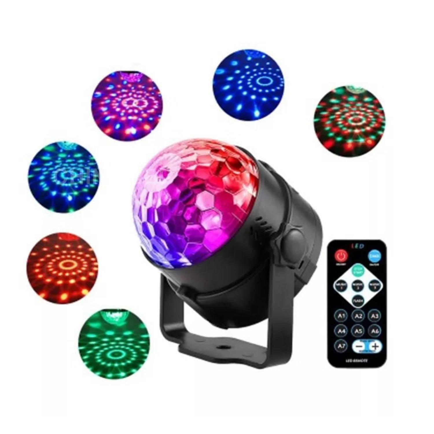 PROYECTOR MULTICOLOR HOGAR EFECTO DISCO GIRATORIO - 2