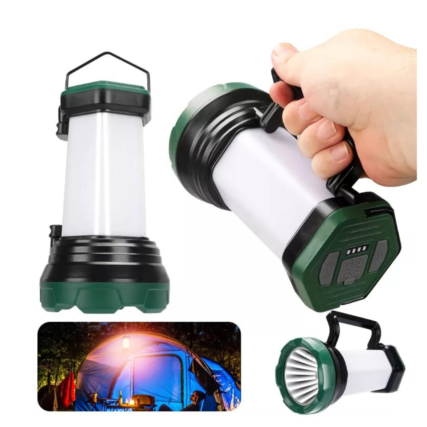 LAMPARA CAMPING LED MULTIFUNCION LUZ BLANCA-ROJA - 3