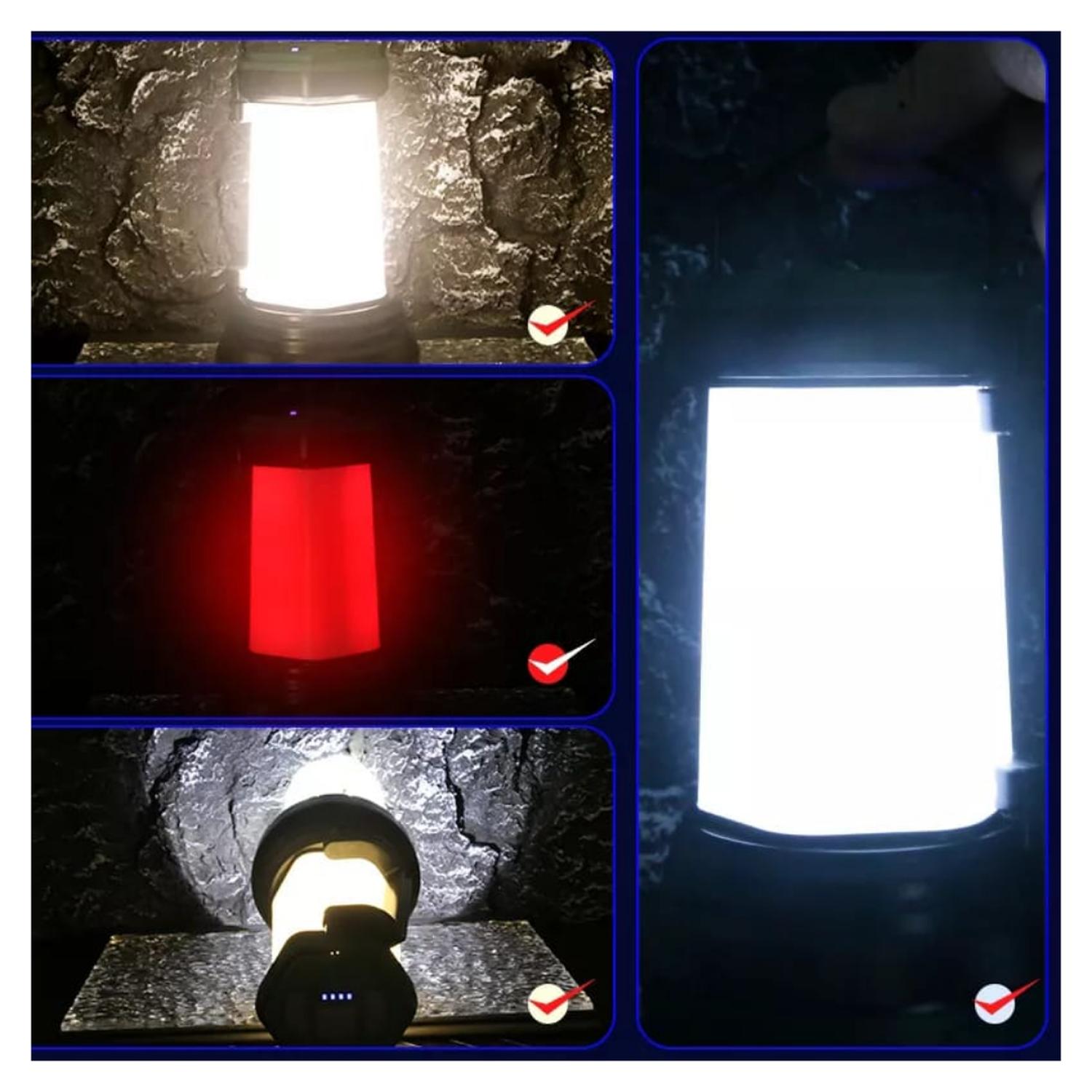 LAMPARA CAMPING LED MULTIFUNCION LUZ BLANCA-ROJA - 4