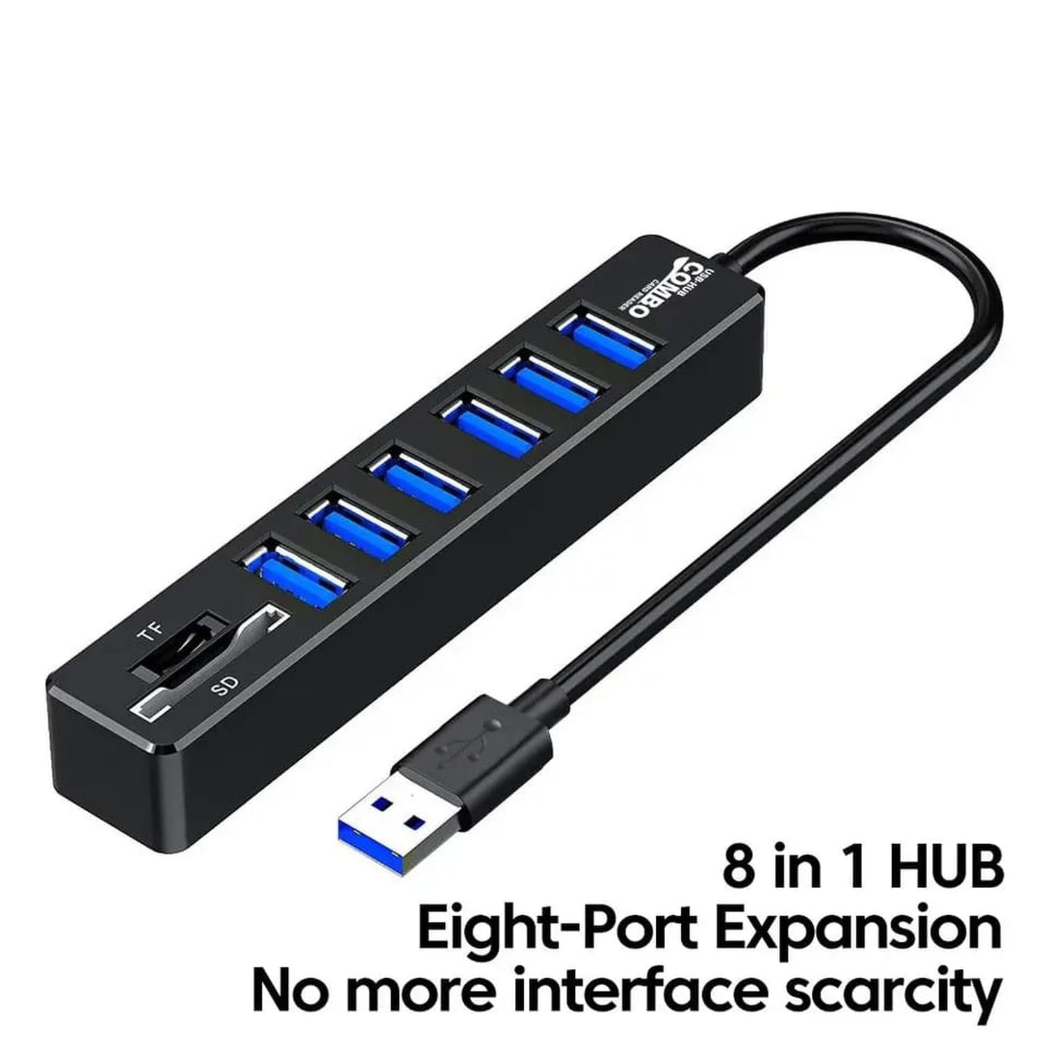 ADAPTADOR HUB MULTIFUNCION USB 6 PUERTOS 3.0 - 1